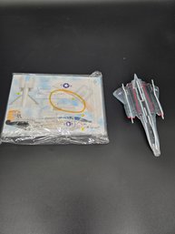 Vintage Rubber-band-launched Toy Airplane Replicas Lot Of 2