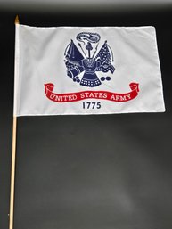 United States Army Flag Knitted Polyester On Stick