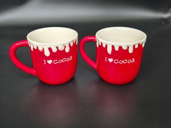 I Love Cocoa Mug Set Of 2