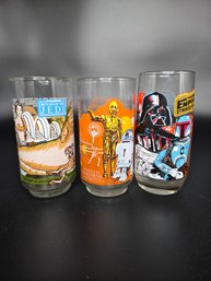 1980s Collector Star Wars Glasses