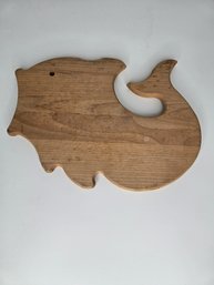 Whale-shaped Wooden Cutting Board