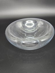 Mid Century Modern Double Walled Glass Bowl