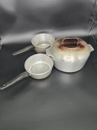 Lot Of 3 Aluminum Pots