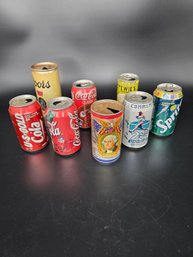 Collection Of Vintage  Collectible Cans Lot Of 8