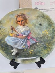 Little Miss Muffet Collector Plate From The John Mc Clelland Mother Goose Series