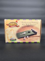 Ultimate Choice Professional Putting Mat With Bumper -a Vintage Golf Training Aid Created In 1996
