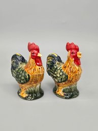 Home Ceramic Rooster Salt And Pepper Shakers