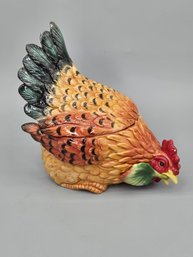 Fitz & Floyd Country Gourmet Rooster Cookie Jar