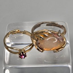 Two Adjustable Fashion Rings