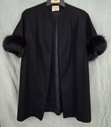 Claraluna Original Classic 1950's Cut Fur Cuffed Jacket