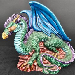 Hand-painted Ceramic Dragon