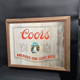 Vintage Coors Light Up Mirror