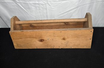 Vintage Wood Caddy Or Toolbox