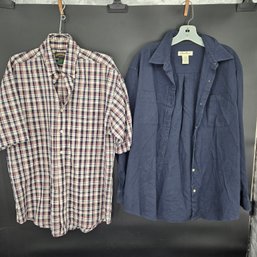 Size Medium Eddie Bauer And Cambridge Classics Shirts