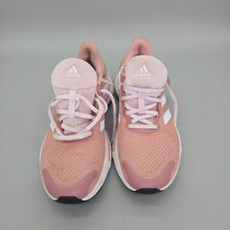 Size 10.5 Pink And White Adidas Solarglide 5 Women's Running Shoes