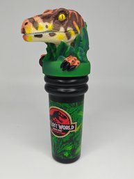 1997 Lost World Jurassic Park Drinking Cup Cereal Box Movie Promo Memorabilia