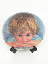 Vintage 1982 Collector Plate 'I Wish, I Wish' By Frances Hook