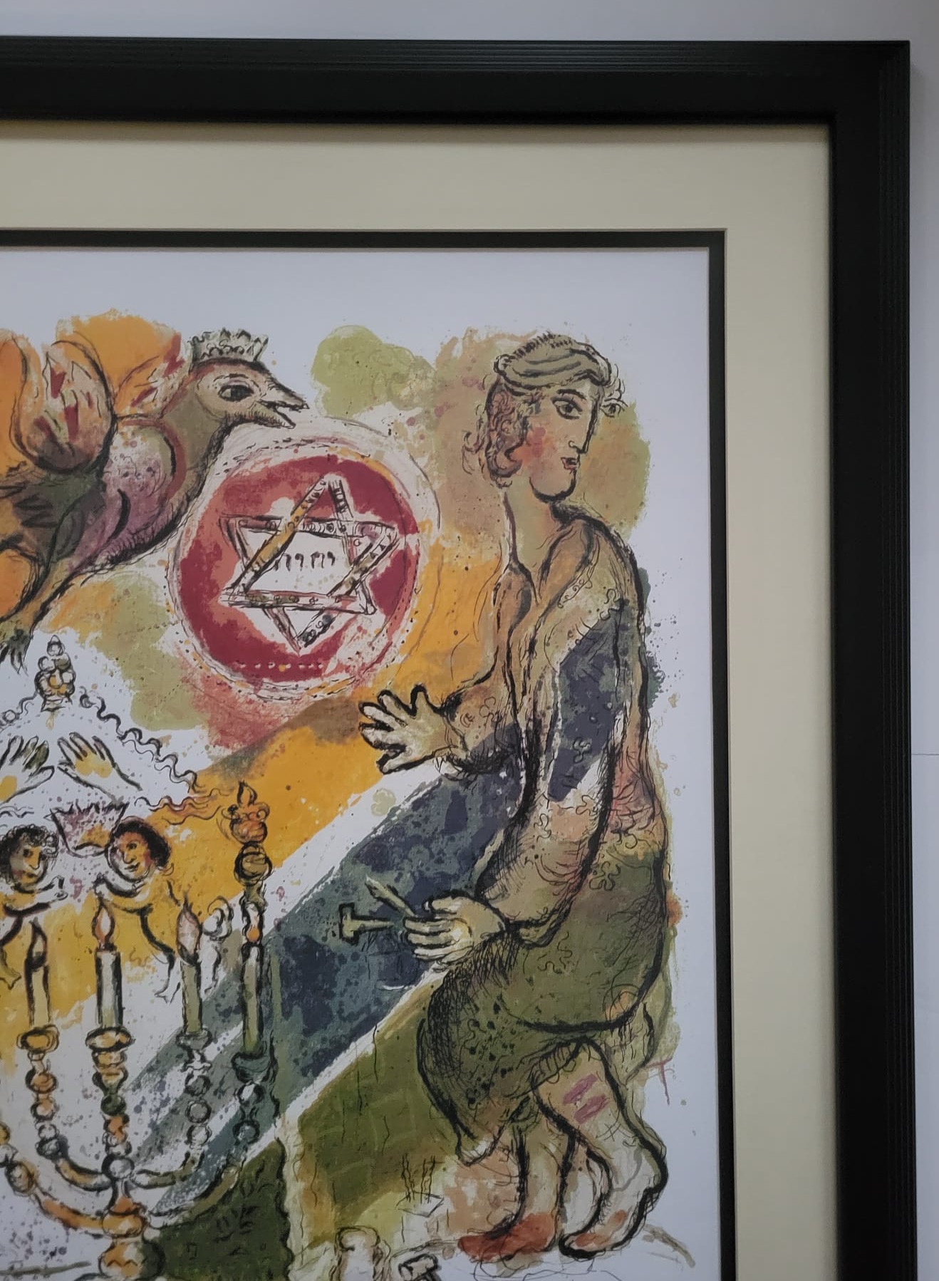 Marc Chagall Lithograph With COA Entitled 