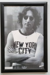 Framed Photograph Of John Lennon