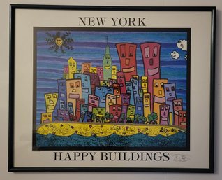 Poster Print Happy Buildings By Stephan Shrem