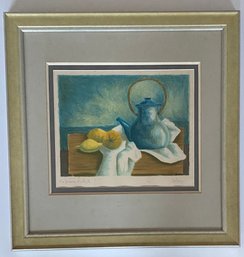 Artist Proof Signed Lithography Of Still Life By Salinas