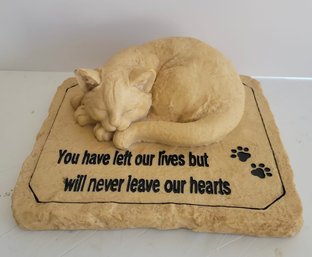 Cat Memorial Stone
