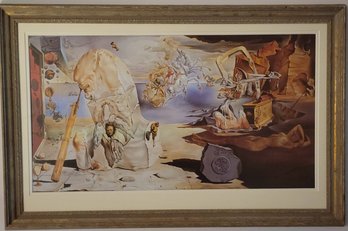 The Painting In An Image Is The Apotheosis Of Homer By Salvador Dali. No Visible Title Or Signage