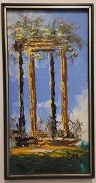 Astract Expressionist Painting Of Trees