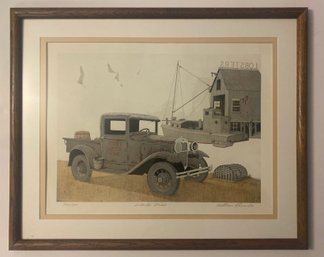 Limited Edition Print Titled 'Lobster House' By Artist William Coombs