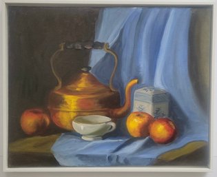 Oil On Canvas Of Still Life