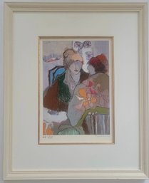 Limited Edition Color Lithograph Titled 'Winter Afternoon' By Itzchak Tarkay