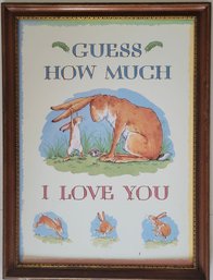 Print Of  Cover Of The Classic Children's Book Guess How Much I Love You