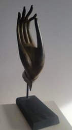 Bronze Sculpture Depicting The Hand Of The Buddha