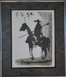 Lithograph Titled Toros Y Toreros By Pablo Picasso