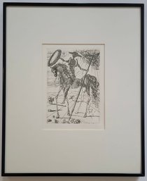 Etching Titled 'Don Quixote' By Surreal Artist Salvador Dali With COA