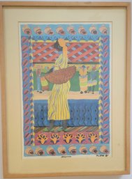 Limited Edition Color Lithograph Titled 'Daughtah' By The Lisa Etre