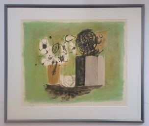 Lithograph Titled 'Still Life With Shells' By Andres Segovia