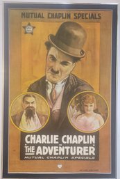 Movie Poster Print Of The Film 'the Adventurer' Starring  Legenday Charlie Chaplin