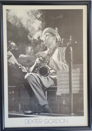 Poster Print Titled 'Dexter Gordon, Royal Roost, NYC, 1948' By Photographer Herman Leonar