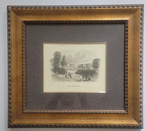 Engraving Of Buckingham Palace