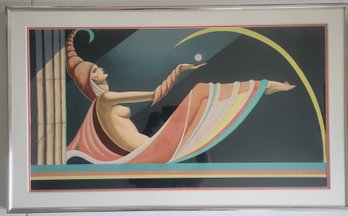 Unsigned Serigraph Titled 'Nocturnes' By Moser