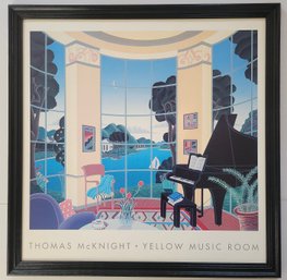 Framed Poster Print Titled 'Yellow Music Room' By Thomas Mcnight