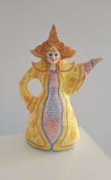 Decorative Ceramic Figure Identifed As Princess Turandot From The Metropolitan Opera