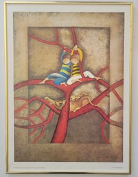 Poster Print Titled 'A Puma For Josquin & Mathieu By Graciela Rodo-Boulanger