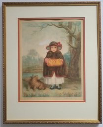 Poster Print Titled Lady Caroline Scott As Winter
