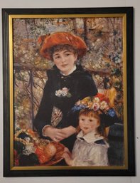 Giclee  Print Of Two Sisters On The Terrace) Pierre Auguste Renoir