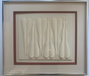 Lithograph Paper Sculpture By Reinhard Entitled Creme De La Creme Limited Edition 9/150