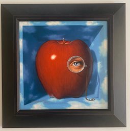 'Apple Of My Eye' Is A Print On Canvas By The Artist Phill Singer