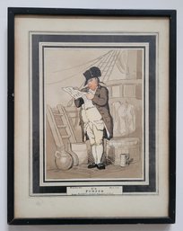 Vintage Poster Print Collection English Ship's Pursar 1799 By Thomas Rowlandson