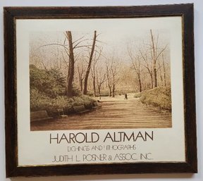 Rare Lithograph On Wove Paper,  Unsigned And Not Numbered By HAROLD ALTMAN
